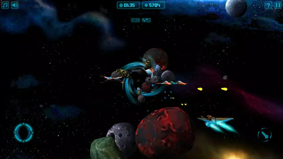 Capturas de tela do Star Ship Warfare