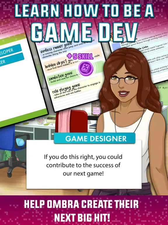 Capturas de pantalla de Game Dev Romance: Chapter 1 iPad 