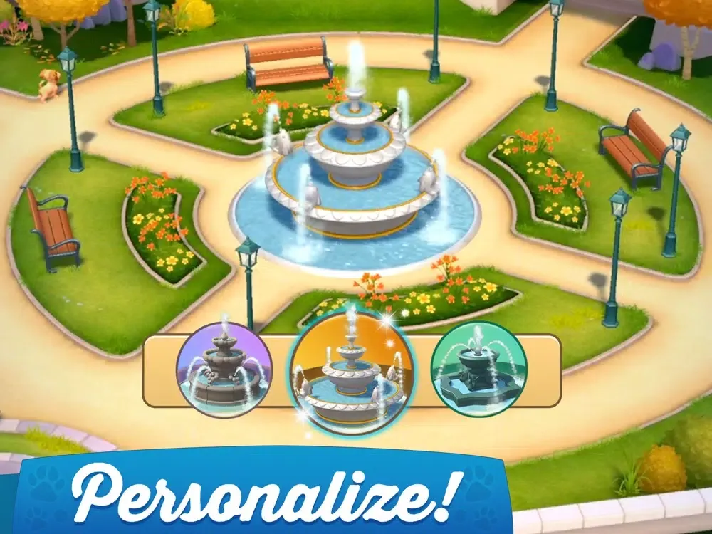 Dogs Home: Design and Puzzles iPad  Screenshots