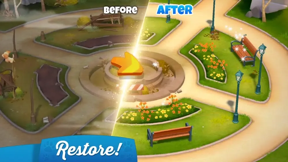 Dogs Home: Design and Puzzles Screenshots
