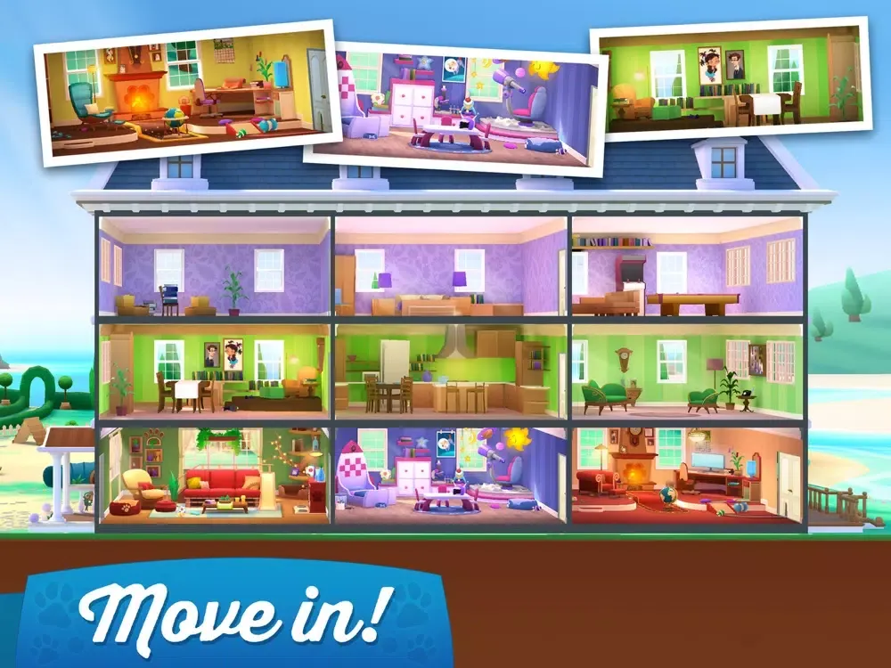 تصاویر Dogs Home: Design with Puzzles iPad 