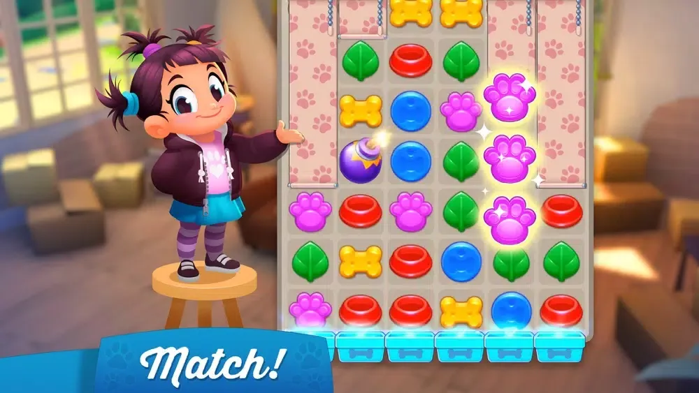 تصاویر Dogs Home: Design with Puzzles