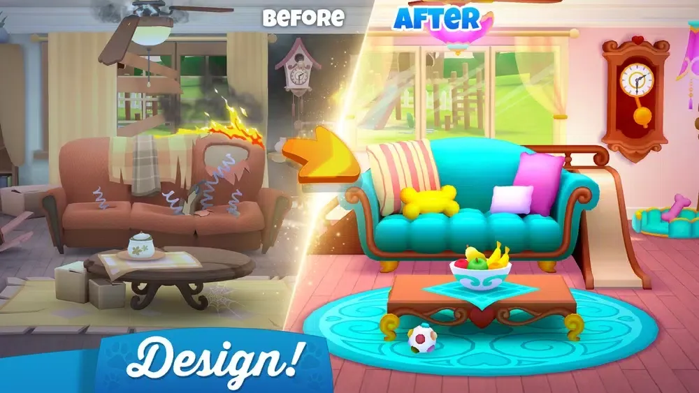 تصاویر Dogs Home: Design with Puzzles