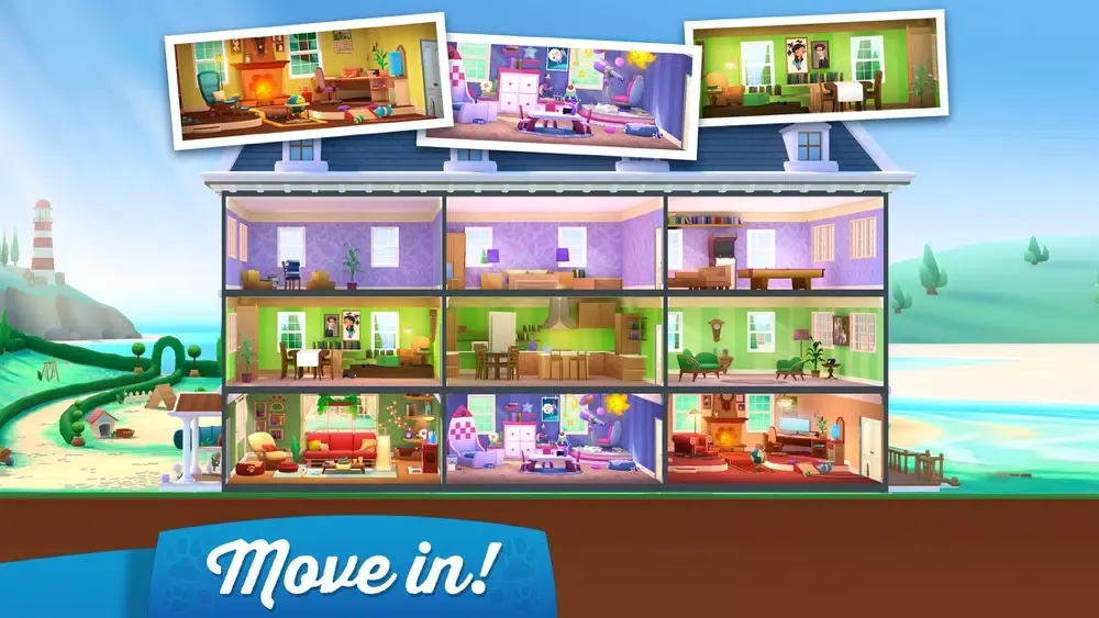 تصاویر Dogs Home: Design with Puzzles