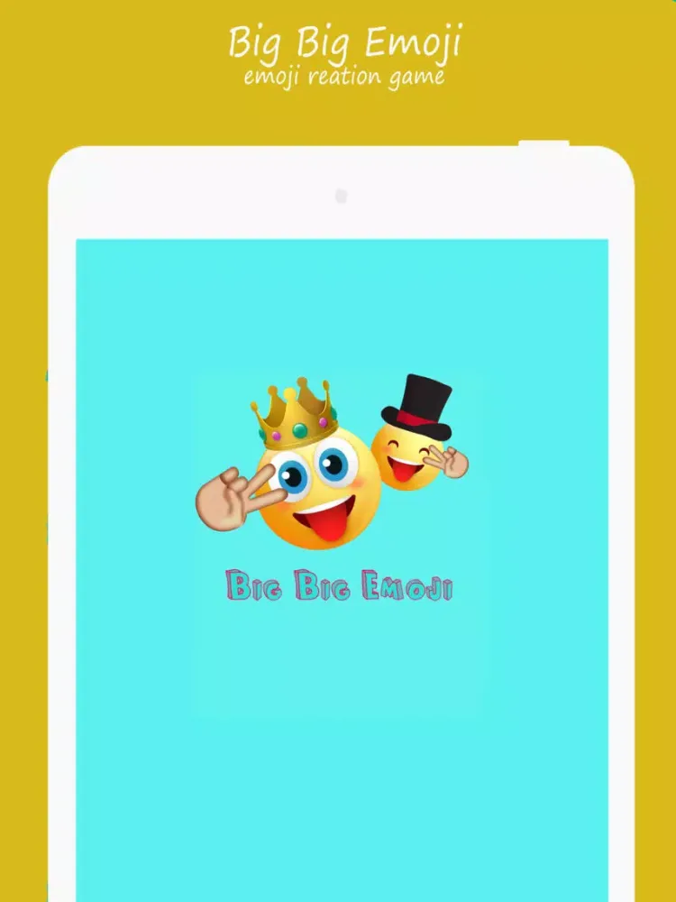 Big Big Emoji - fun emoji game iPad  스크린샷