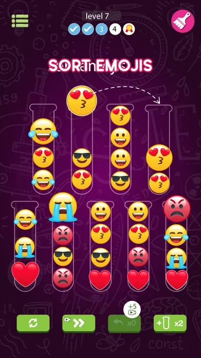 Tangkapan layar Emoji Sort: Sorting Games