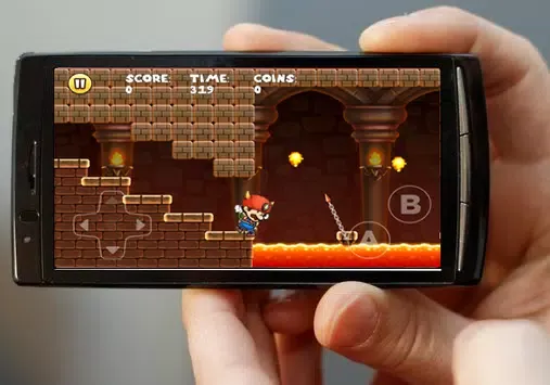 Screenshot di smash mario