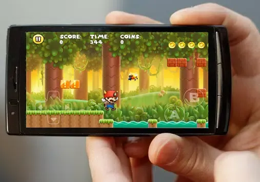 Screenshot di smash mario