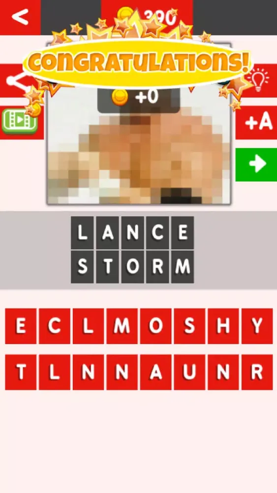 ภาพหน้าจอของ Guess Pro Wrestlers - Eye Quiz