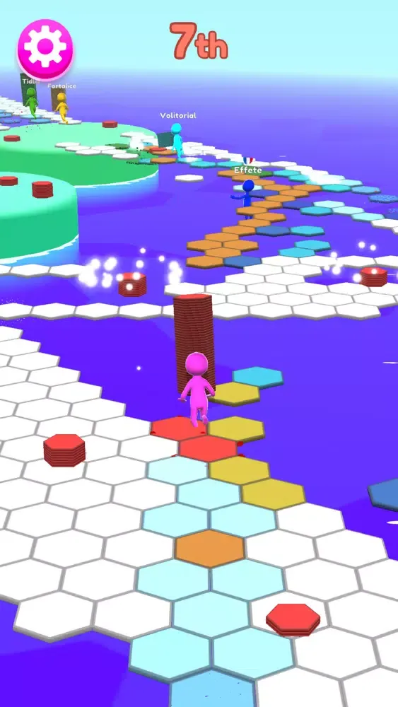 Hexagon Run 3D Screenshots