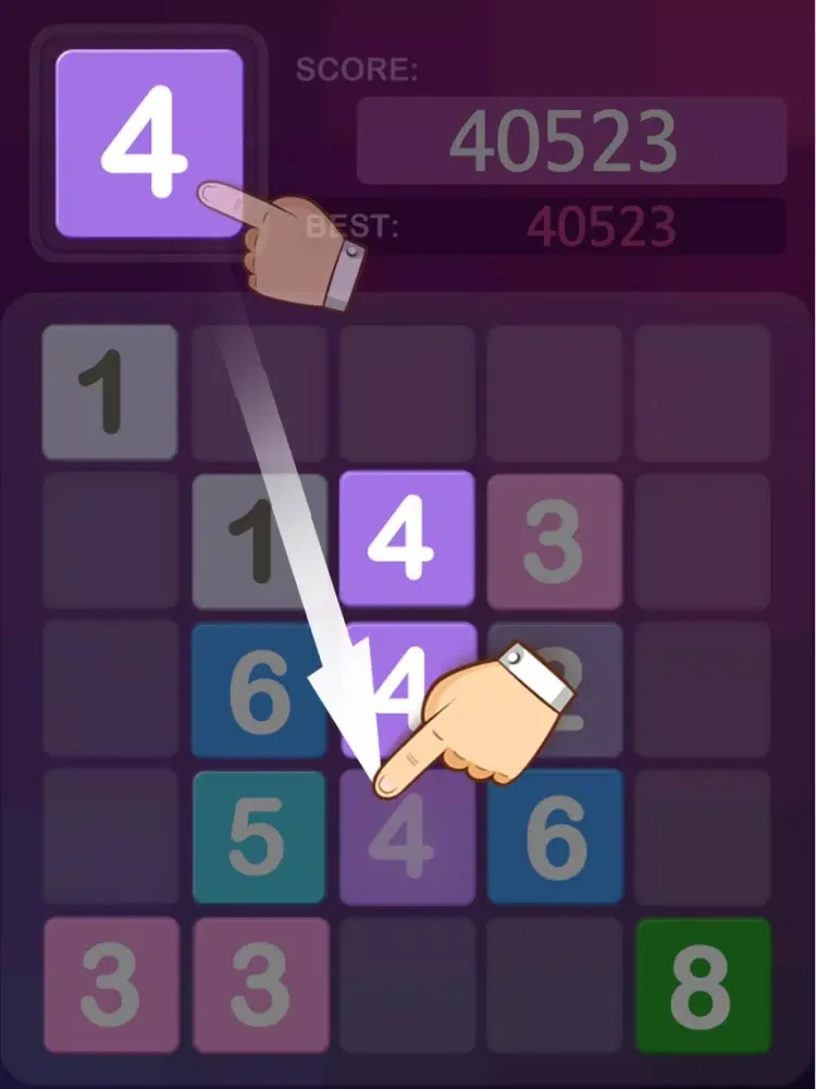Captures d'écran de 2048 UP:Number Puzzle Game iPad 