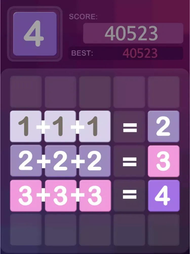 Captures d'écran de 2048 UP:Number Puzzle Game iPad 