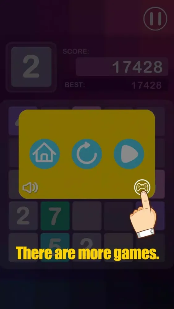 Captures d'écran de 2048 UP:Number Puzzle Game