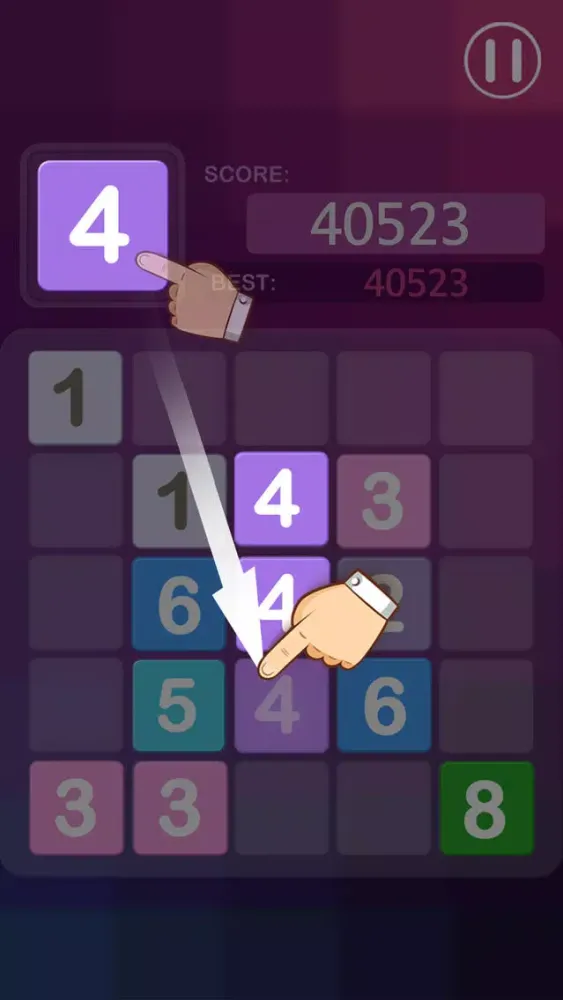 Captures d'écran de 2048 UP:Number Puzzle Game