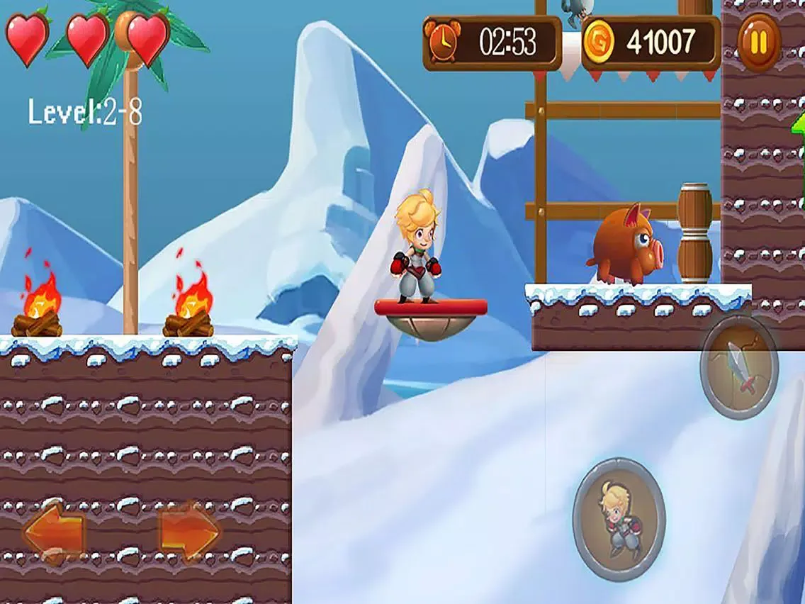 Captures d'écran de Super Girl : classic adventure iPad 