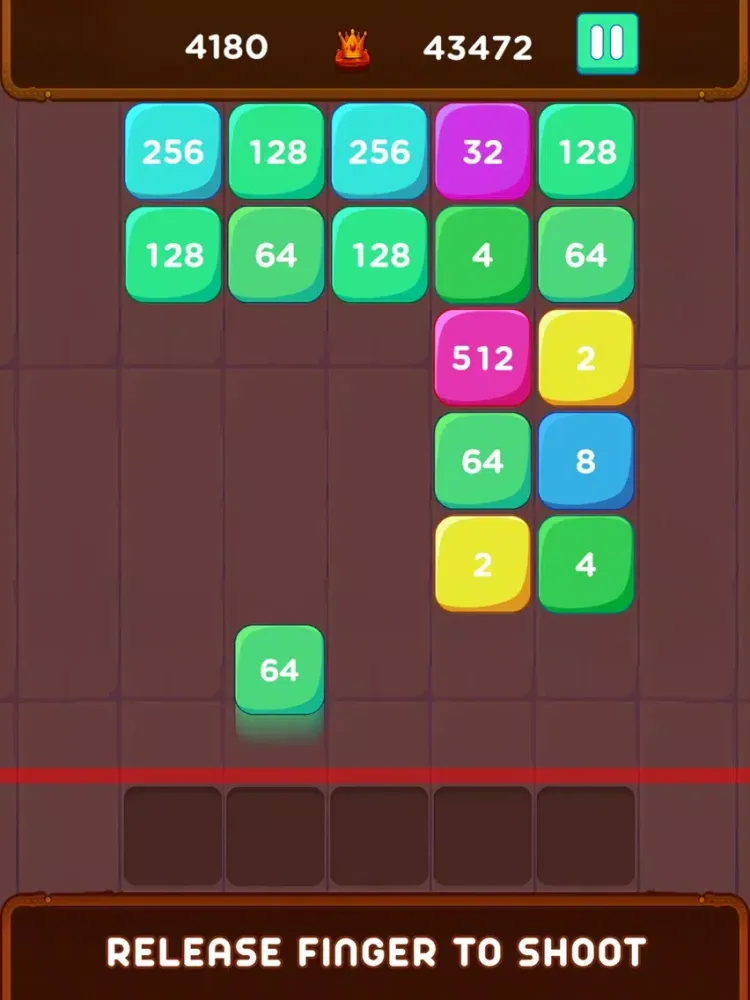 Merge Block - Shoot 2048 iPad  Screenshots