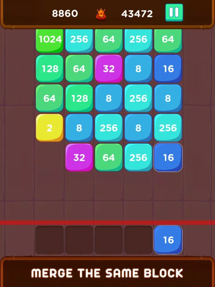 Merge Block - Shoot 2048 iPad  Screenshots