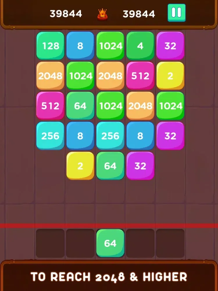 Merge Block - Shoot 2048 iPad  Screenshots