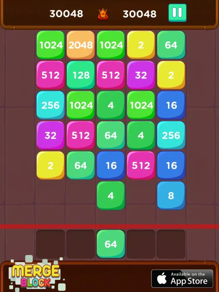 Merge Block - Shoot 2048 iPad  Screenshots
