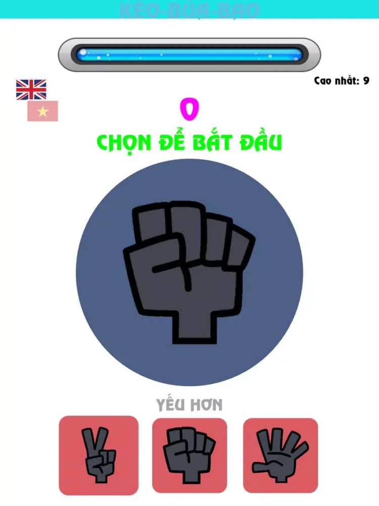 Tangkapan layar Stronger Weaker iPad 