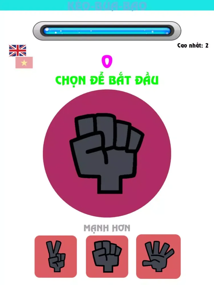 Tangkapan layar Stronger Weaker iPad 