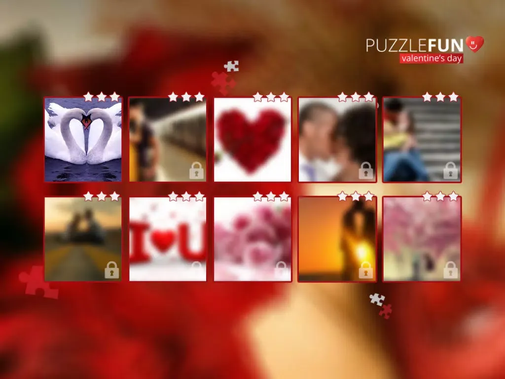 Zrzuty ekranu PuzzleFUN Valentine's day iPad 