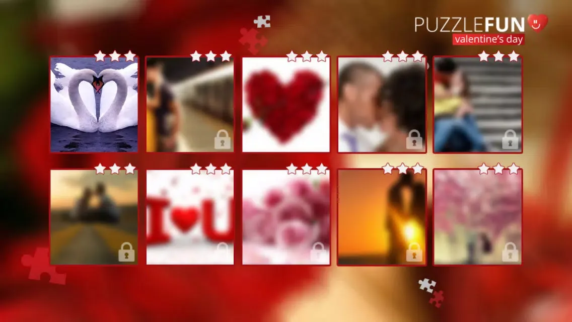 Zrzuty ekranu PuzzleFUN Valentine's day