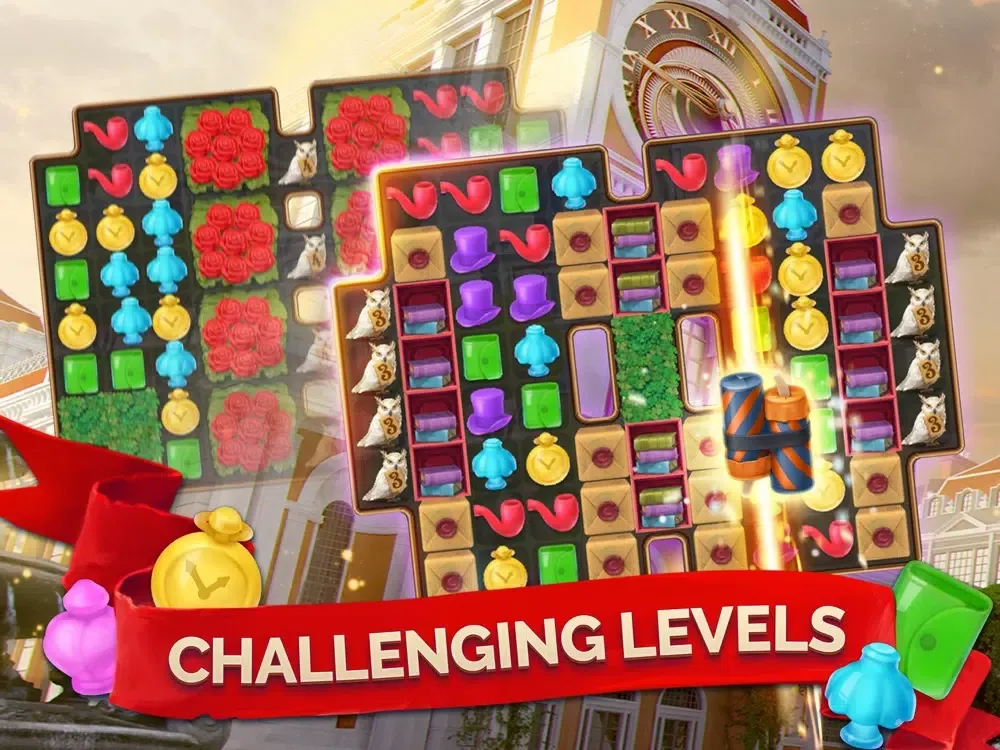 Puzzletown Match iPad  Screenshots
