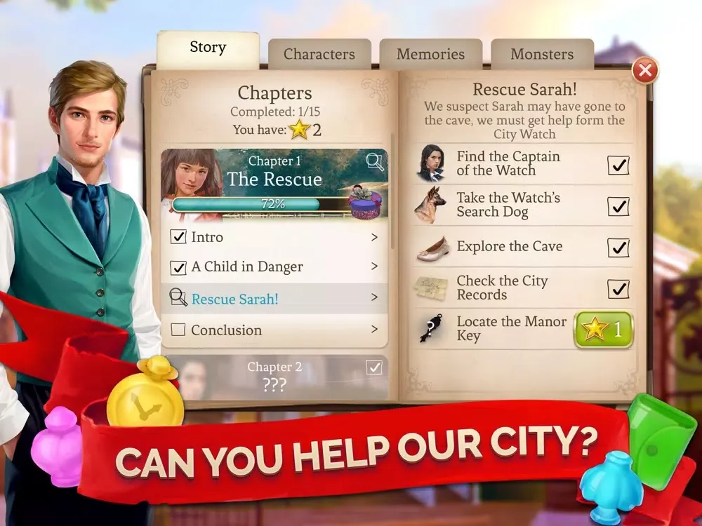 Puzzletown Match iPad  Screenshots