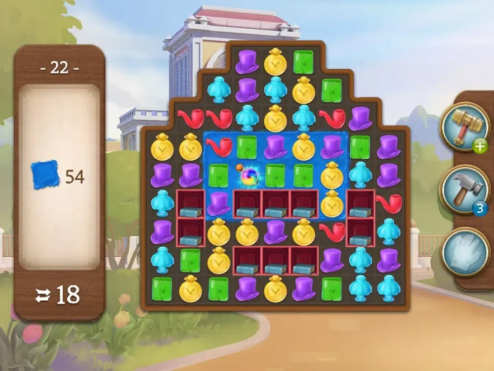 Puzzletown Match iPad  Screenshots