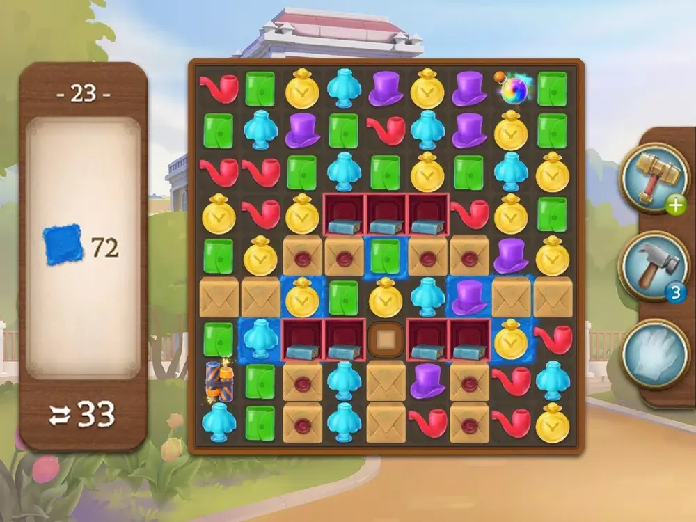 Puzzletown Match iPad  Screenshots