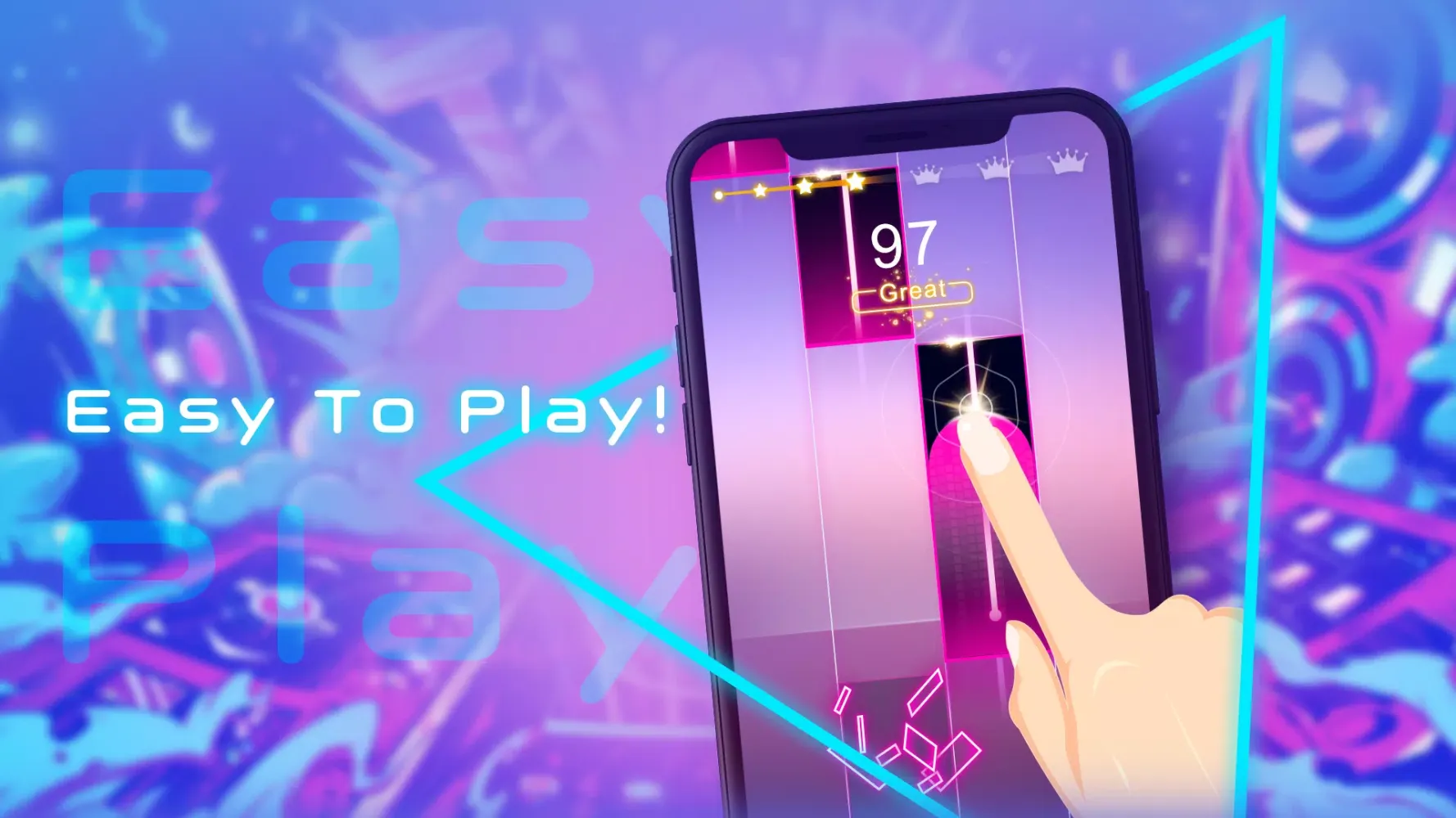 Zrzuty ekranu Piano Pop Tiles -Classic Piano