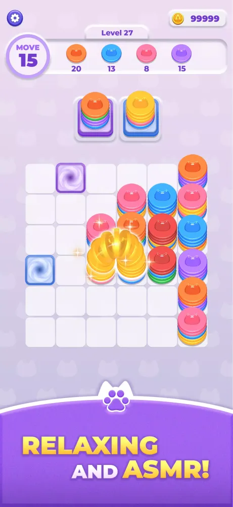 Capturas de tela do Coin Stack