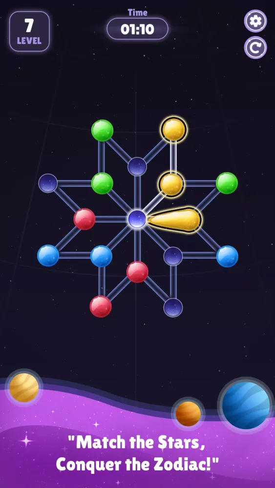 Capturas de tela do Jelly Dots: Flow Puzzles