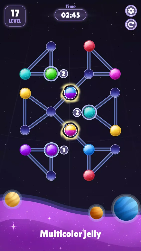 Capturas de tela do Jelly Dots: Flow Puzzles
