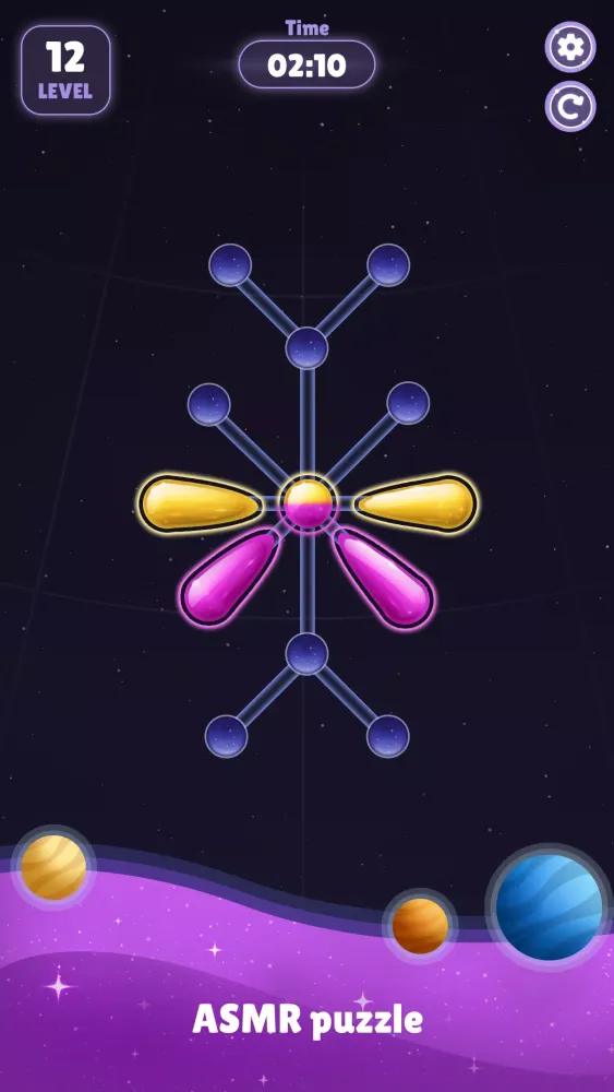 Capturas de tela do Jelly Dots: Flow Puzzles