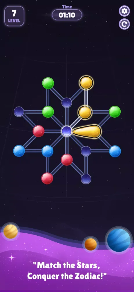 Capturas de tela do Jelly Dots: Flow Puzzles