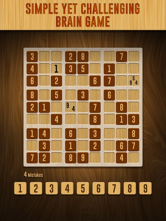 تصاویر Sudoku Wood Puzzle iPad 