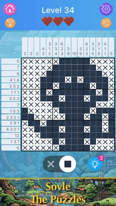 تصاویر Nonogram Logic Picture Cross