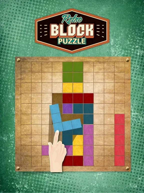 Zrzuty ekranu Retro Block Puzzle Game iPad 