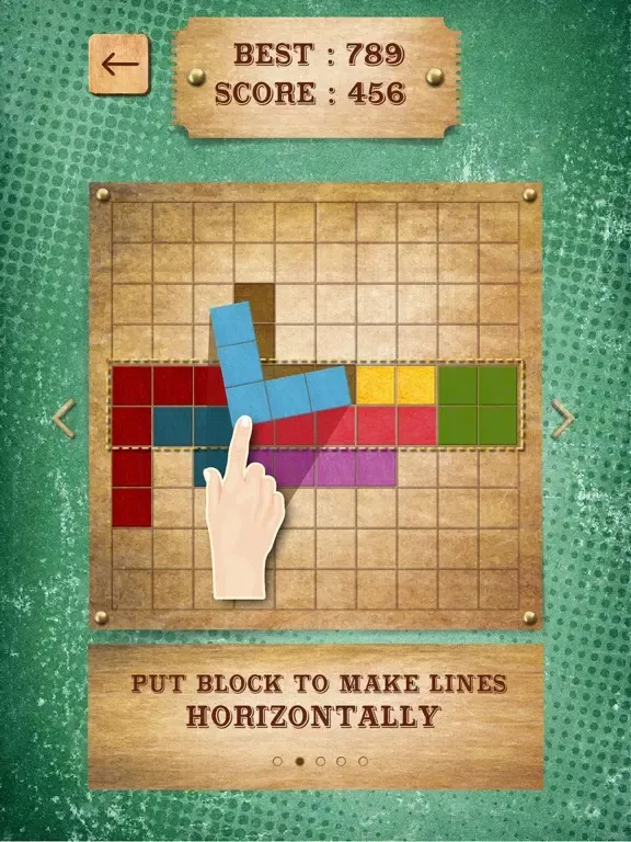Zrzuty ekranu Retro Block Puzzle Game iPad 