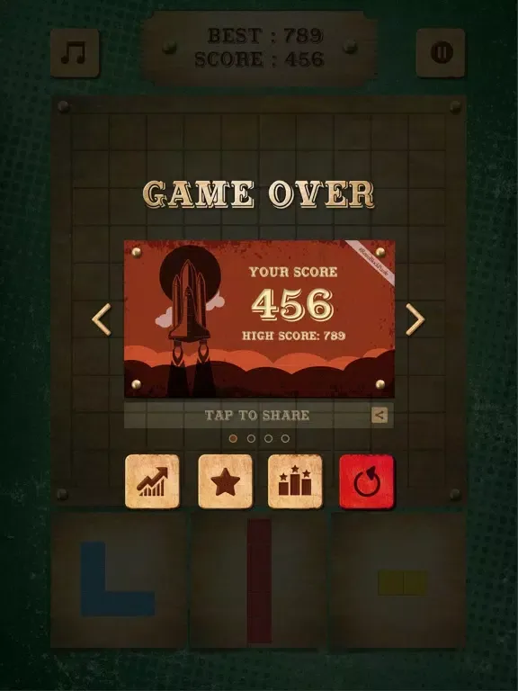Zrzuty ekranu Retro Block Puzzle Game iPad 