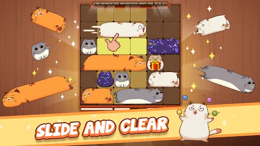 Haru Cats: Cute Sliding Puzzle スクリーンショット
