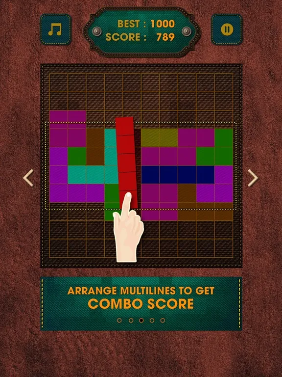 Captures d'écran de Vintage Block Puzzle Game iPad 
