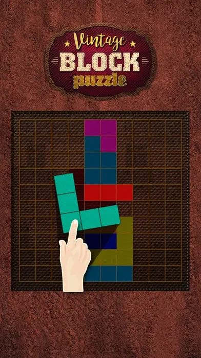 Captures d'écran de Vintage Block Puzzle Game