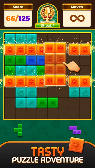 Tasty Blocks: Puzzle Adventure स्क्रीनशॉट