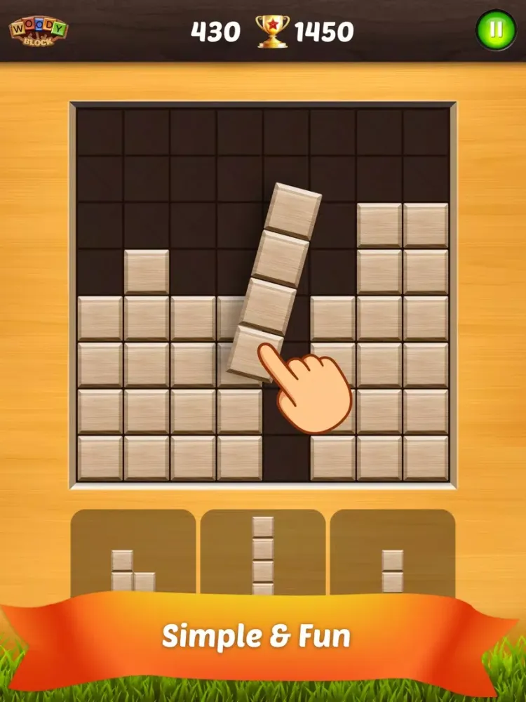 Скриншоты Woody Wood Block Puzzle iPad 