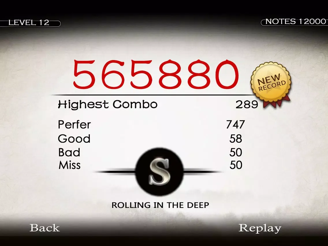 ภาพหน้าจอของ TEMPO - BEAT PIANO iPad 