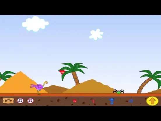Ostrich game runner iPad  스크린샷