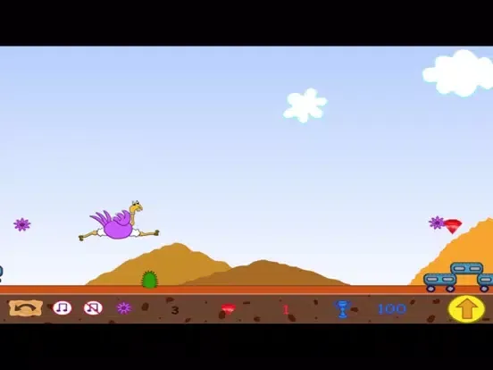 Ostrich game runner iPad  스크린샷